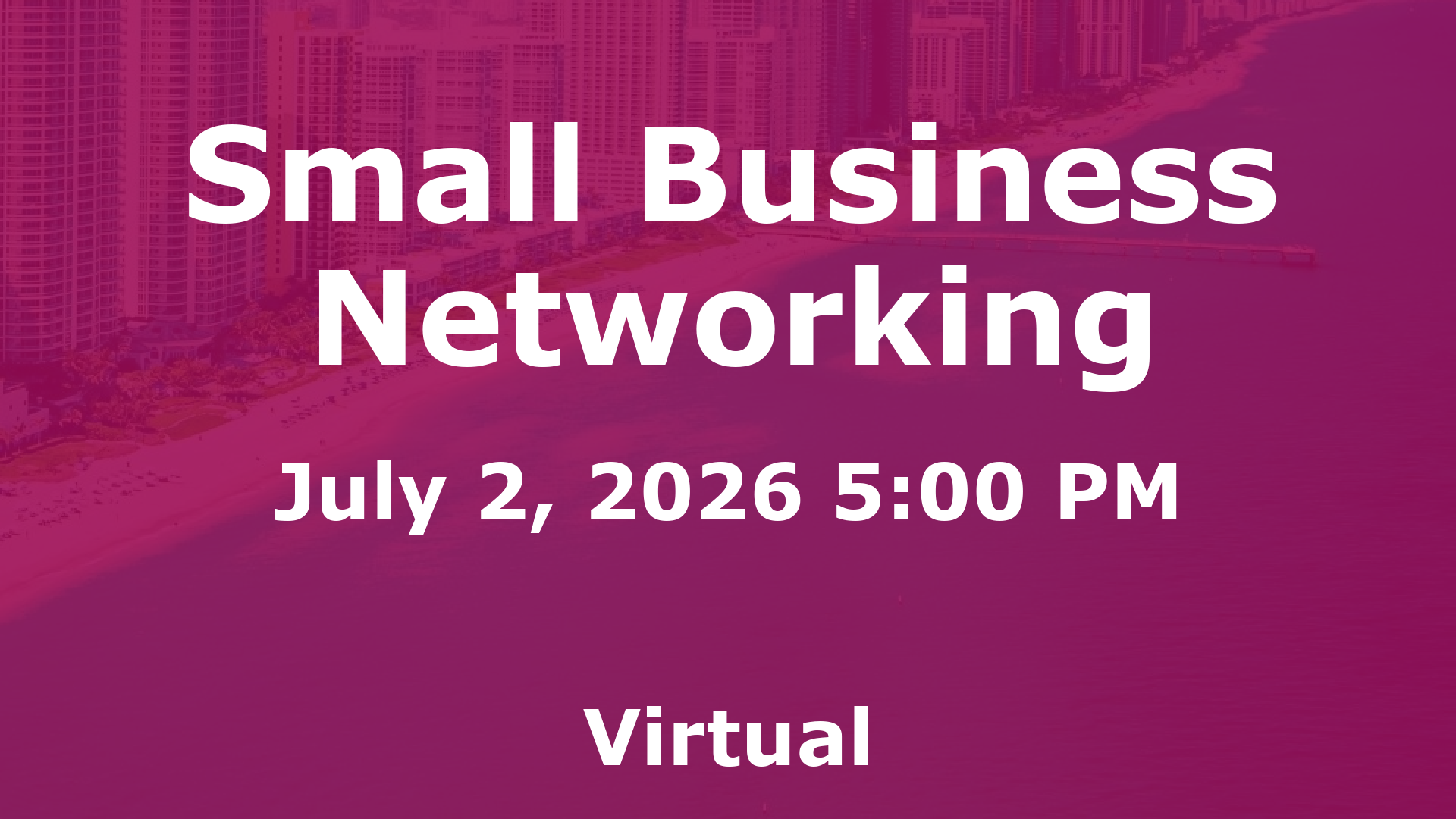 Small Business Networking event image